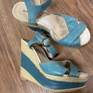 Shoe Box New York Strappy Wedges
